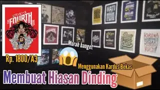 Cara Membuat Hiasan Dinding Dari Kardus Bekas
