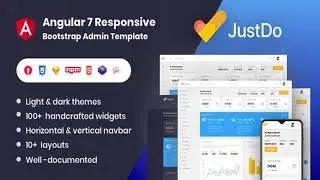 JustDo - Angular 7 Responsive Bootstrap Admin Template | Themeforest Website Templates and Themes