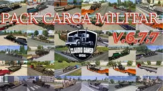 Download Pack Carga Militar por Jazzycat v6.7.7 Para Ets2 1.52/1.53