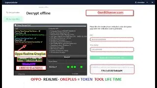 OPPO REALME ONEPLUS TOKEN TOOL (Crack TOOL )  Decrypt Token Offline  Online ( 2025 to Unlimited Use)