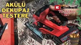 Akülü Dekupaj Testere / EinHell TC-JS 18 LI - Kit #einhell #dekupaj #hobi #hobibahçesi #garden