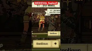 MEDIEVAL Suplex!! #shorts #swordfighting #medieval #crusader #knight #gamingmoments