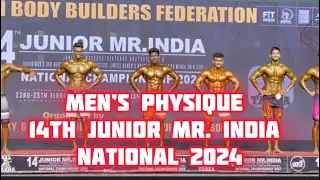 Men’s Physique 14th Junior Mr. India National 2024