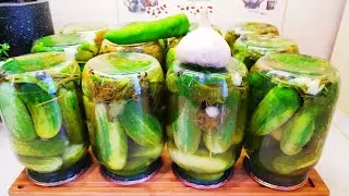 Вкусные, хрустящие ОГУРЦЫ на зиму!