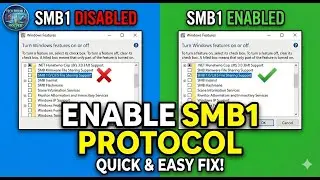 How to solve SMB1 protocol