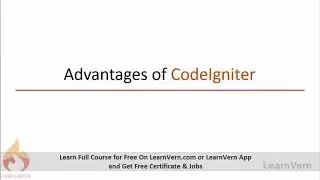 Why Do We Use CodeIgniter? - Free On LearnVern