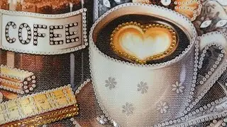 Asmr coffee ☕️ diamond 💎 painting part 1