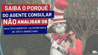 Pq os agentes NÃO pegam os documentos na entrevista do #vistoamericano #vistoamericano2024 #visto