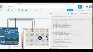 Arduino Tinkercad Project #8: RGB LED Brightness Control with Potentiometer & Button