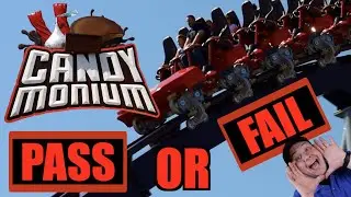 CANDYMONIUM FULL Review Hersheypark's Newest Roller Coaster