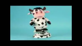 (SEIZURE WARNING) Spring A Dings Cow has gone crazy