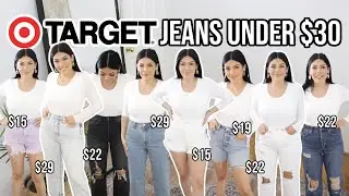 TARGET TRY ON HAUL 2021 : JEANS UNDER $30 | SCCASTANEDA