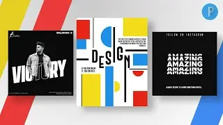 Recreating 3 photoshop effects on pixellab | Graphic poster Design effects ft. amazing play