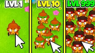 ЭВОЛЮЦИЯ ОБЕЗЬЯН ЧТОБЫ СОЗДАТЬ АРМИЮ ОБЕЗЬЯН В ИГРЕ BLOONS TD 6