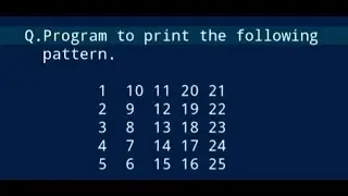 C++ Programming||Pattern Printing Problem (24)