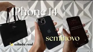 Iphone 14 seminovo | Unboxing + detalhes reais