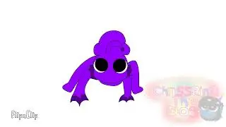 (13+)Rainbow Friends(Roblox) Purple/Animation test/