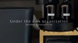 Under The Sink Organization | minimal and inexpensive