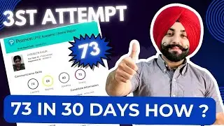 PTE exam review 73 Scores in 30 days, how to get 7.5 bands in 30 days ( Gurwinder Sir )