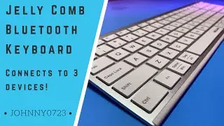Multi-Device Bluetooth Keyboard for Mac/iPad/Android/Windows, Slim wireless connection 2/ NO DONGLE