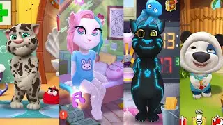 My talking Angela Vs My talking Tom 2 Vs My talking Hank Vs|