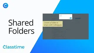 Create a Shared Folder at Classtime