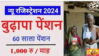 Vridha Pension Online Apply 2024 || वृद्धा पेंशन ऑनलाइन || Vridha Pension Online Kaise Karen 2024