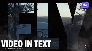 Create Stunning Video-in-Text Effects | After Effects Tutorial
