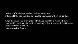 Battle of Berlin.    Ww2 stop motion (English subtitles)