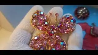 Розовые мечты в украшениях🌸 Винтажные и антикварные броши.