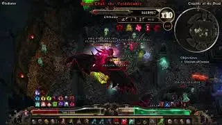 Grim Dawn - Ravenous Earth - Vitality Purge  Oppressor ( Magi helm ) - 5:18