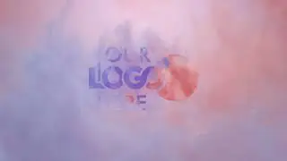 520 c6   Colorful Smoke Reveal Logo beauty particle intro  V6