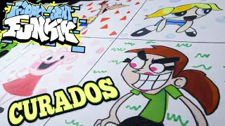 DIBUJO PERSONAJES CURADOS DE FRIDAY NIGHT FUNKIN PIBBY CORRUPT |DRAW CURED CORRUPTION FNF CHARACTERS