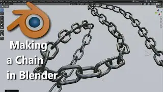 How to make a  3D Chain in Blender Tutorial For Beginners