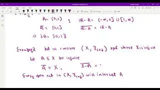 Topology-10  (The Closure and Interior of a set in Topological Spaces(Part-2))
