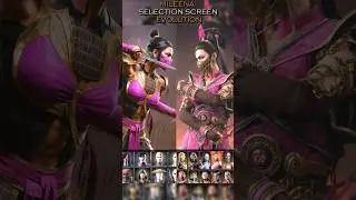 Mileena Selection Screen Evolution in Mk9 , MkX , Mk11 and Mk1 Khaos Reigns 