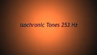 1 Hour -  Myoma (Isochronic Tones 253 Hz) Pure Series