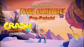 Crash Bandicoot 4: It's About Time - These Levels 'Bear Repeating' Polar slide section Pre-Patch