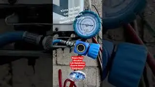 Vestel Klima Gaz Basma Basınç Saati İle Gaz Verme 410a Gazı 
