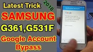 SAMSUNG G361 BYPASS GOOGLE ACCOUNT 2018 REMOVE FRP Galaxy Core Prime (G361H) frp Bypass