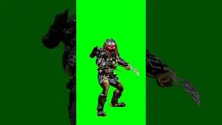 Predator green screen material #photosynthetic new year season topic #greenscreen #shorts