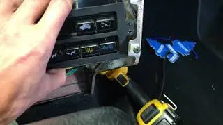 How to remove and reinstall climate control on 1988-1991 Honda Crx and Civics.