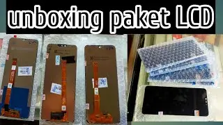 Unboxing LCD coba coba beli online.
