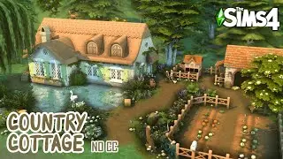COUNTRY COTTAGE (NO CC) | The Sims 4 | Speedbuild | Palakoslip