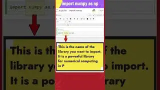 1 -  import numpy as np | NumPy Coding