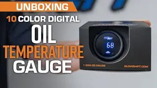 Unboxing | GlowShift 10 Color Digital Series Oil Temp Gauge for Cars and Trucks
