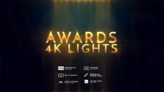 4K Awards Titles Lights Preview 4K | After Effects Templates Videohive