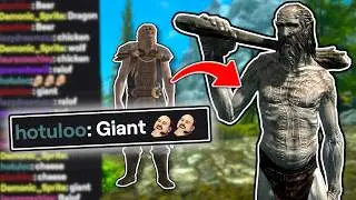 Skyrim But Twitch Chat Can Transform NPCs
