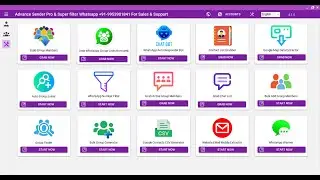Advance WhatsApp Button Sender With Super Filter & Leads Extractor With 16 Most Wanted Features