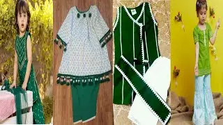 14 August dress designs/Baby Girl Dress Designing Ideas Special Independence Day || Fashion Fame
